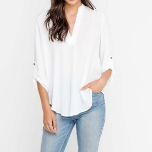 Lush white blouse size S